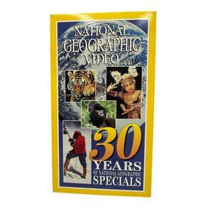 National Geographic Video 30 Years Of National Geographic Specials VHS 1994